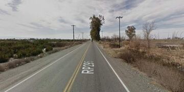 La ruta donde ocurrió el accidente\u002E