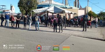 Testeos masivos en Cosquín\u002E (Foto: Municipalidad de Cosquín)\u002E