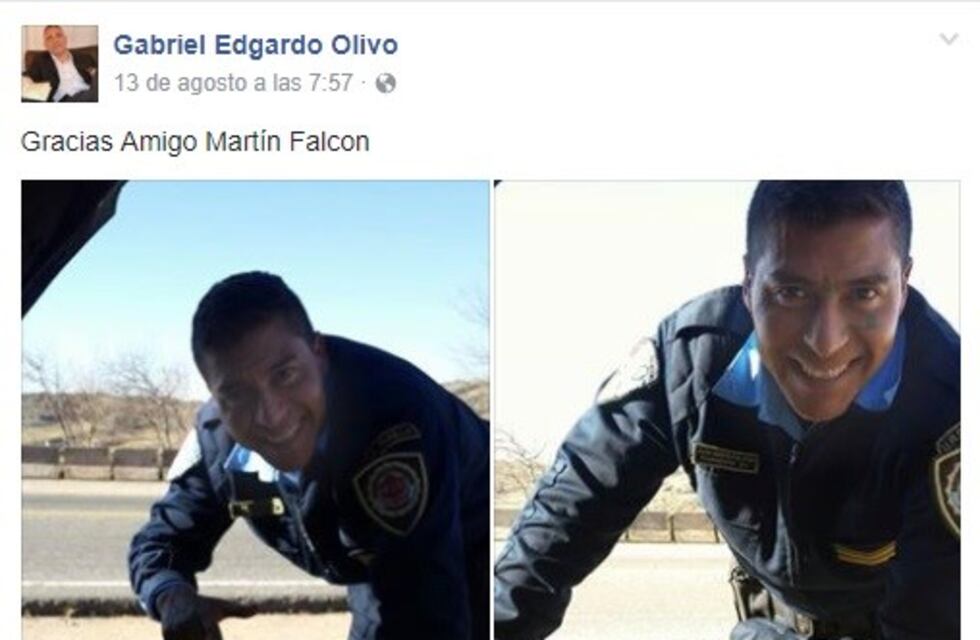 ¡Iluminados! La increíble historia de un turista mendocino y un policía