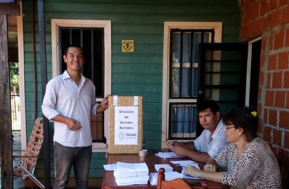 Cuatro barrios eligieron autoridades de sus comisiones vecinales