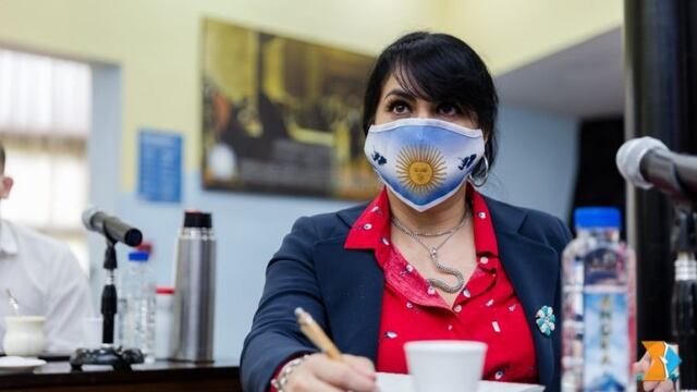 Legisladora fueguina, Mónica Acosta.