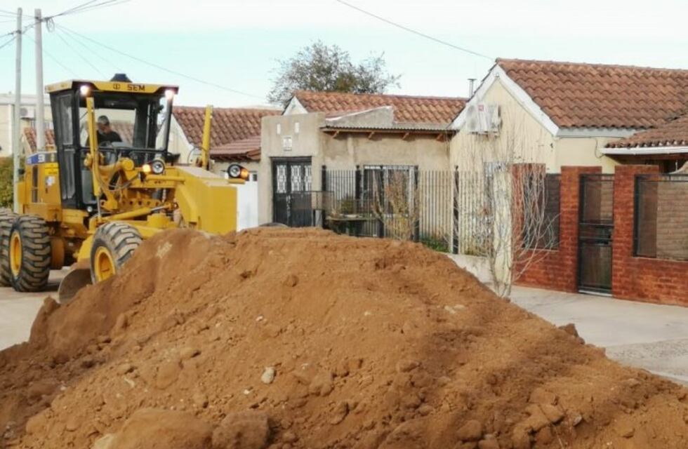 Comenzó la obra de pavimentación de calle Buchardo