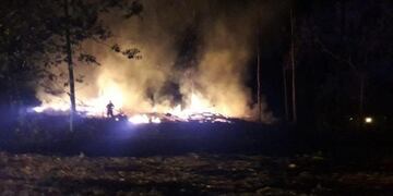 Según el dueño de predio, el incendio era controlado\u002E