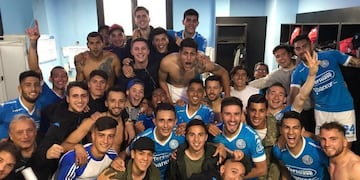 El Gallego y todo el plantel rescataron la victoria como lo principal\u002E Y esperan que el equipo mejore\u002E