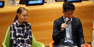 Captura de la transmisión oficial de la Cumbre de la Juventud de las Naciones Unidas (web)\u002E