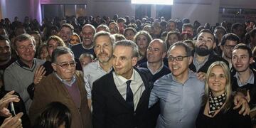 Miguel Ángel Pichetto en Cipolletti (Foto: LM Cipolletti)\u002E