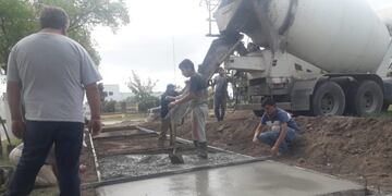 Trabajos en la Plaza de la Memoria (prensa municipal)