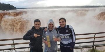 Con frío y algo de llovizna a la mañana, pero Cataratas siempre vale la pena\u002E Por la tarde hubo un sol radiante\u002E (MisionesOnline)