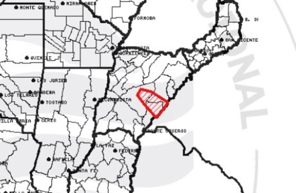 Alerta por tormentas fuertes para el este de Corrientes