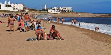 Playa en La Paloma, Uruguay