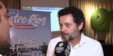 Lic\u002E Gastón Irazusta - Secretario de Turismo de Entre Ríos\nCrédito: ABC