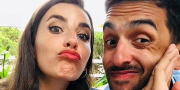 Facundo Campazzo y Consuelo, su esposa\u002E