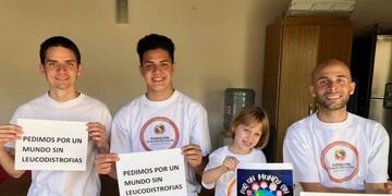 Los hermanitos Bustos Fierro y una campaña contra la Leucodisfrofia\u002E