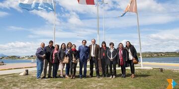 Visita del Cónsul de Perú