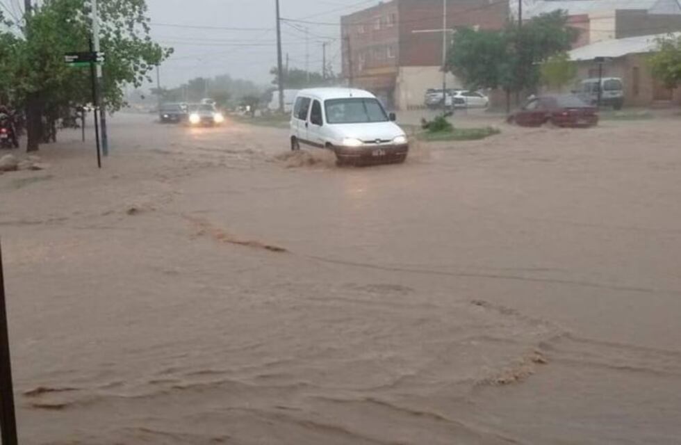 En dos horas llovió mas que la media anual en La Rioja