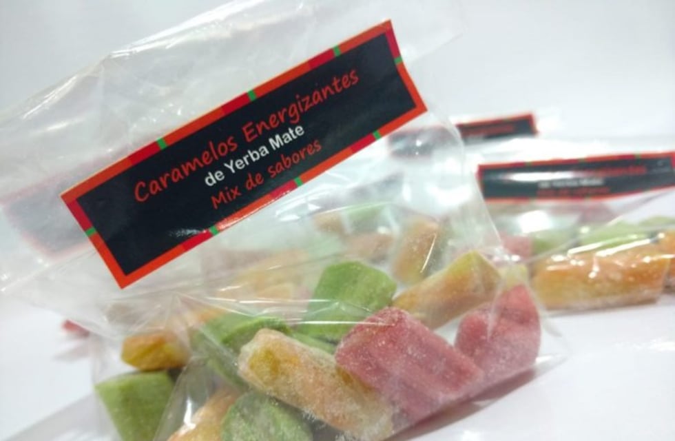 Caramelos de yerba energizantes, furor en la Fiesta Nacional de la Yerba Mate