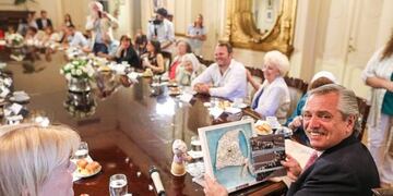 El presidente Alberto Fernández se reunió con representantes de organismos de derechos humanos
