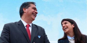 (Archivo) Imagen que eligió Capitanich para anunciar su fórmula junto a Rach Quiroga a través de redes\u002E