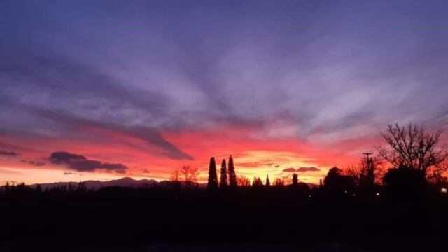 Atardecer en Mendoza