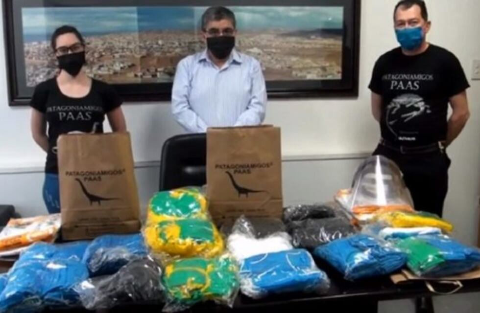 Donan 2.000 tapabocas al Municipio de Caleta Olivia