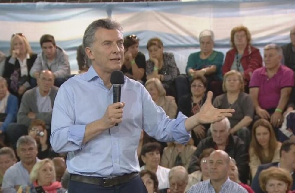 Macri y Vidal realizaron anuncios en un centro de jubilados de Quilmes