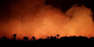 Humo en el Amazonas\u002E Foto tomada el 17 de agosto de 2019\u002E REUTERS/Ueslei Marcelino