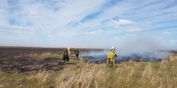 El incendio de campo registrado en Sarmiento ya está controlado