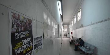 DYN06, AVELLANEDA, BUENOS AIRES, 15/03/2017, PRIMER DIA DE PARO NACIOAL DE SALUD. FOTO:DYN/LUCIANO THIEBERGER. avellaneda paro nacional docente conflicto docente paritarias paro paros huelgas