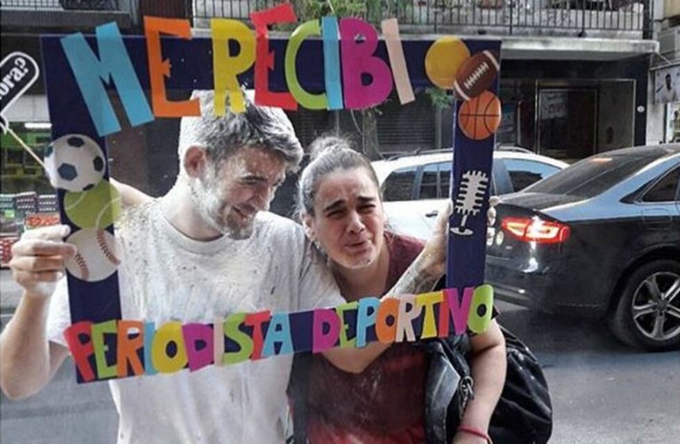 El hijo del "Potro" Rodrigo ya es periodista deportivo