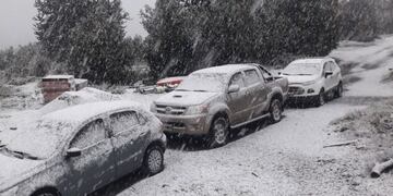 El Servicio Meteorológico Nacional anunció nevadas y fuertes vientos en Río Negro