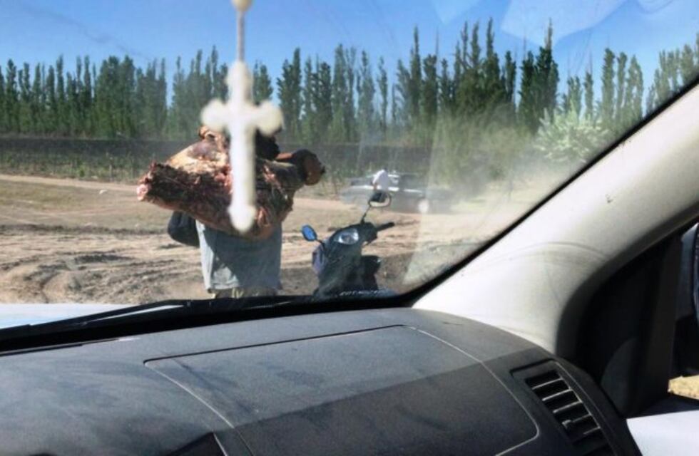 Iniciaron una causa penal por el saqueo de la carne del camión volcado en la ruta 143