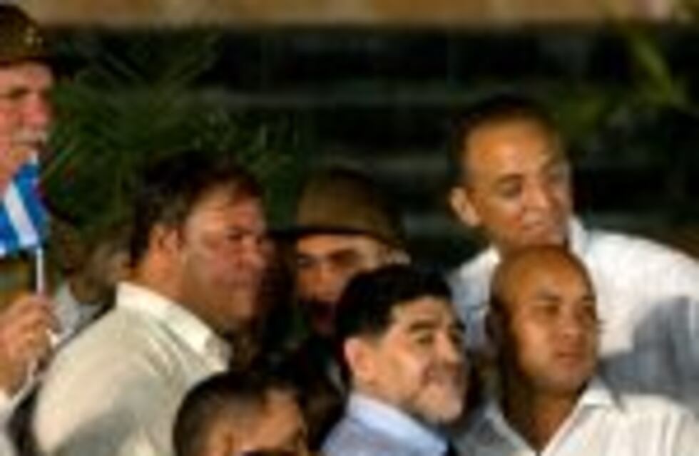 Maradona despidió a Fidel Castro en Cuba