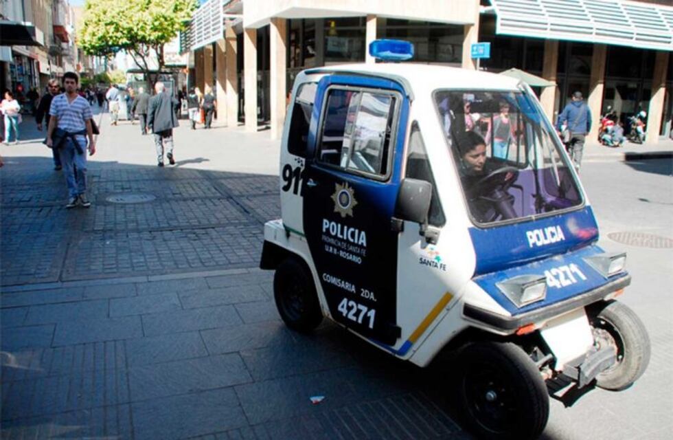 Refuerzan el patrullaje en el centro rosarino, ante la suba de robos