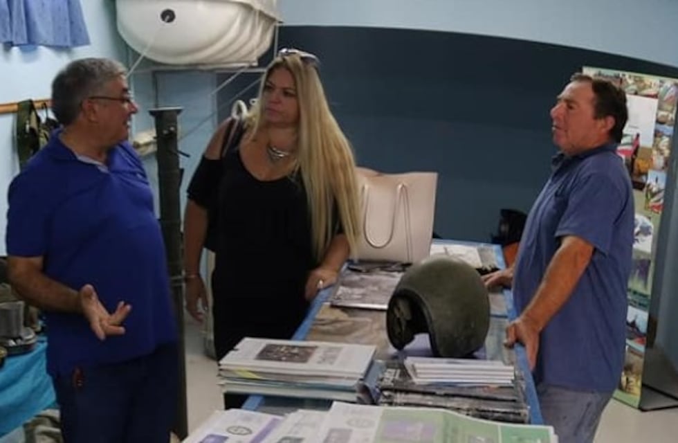 Alejandra Dupouy visitó el Centro de Ex combatientes de Malvinas en San Cristobal