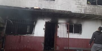 Incendio casa en Mar del Plata\u002E