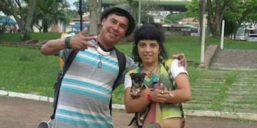 Ángel Rolón, el detenido y acusado de prender fuego a su pareja\u002E (Facebook)