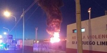 Incendio en club Roca