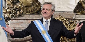 Inauguración de la sesión parlamentaria del presidente Alberto Fernández