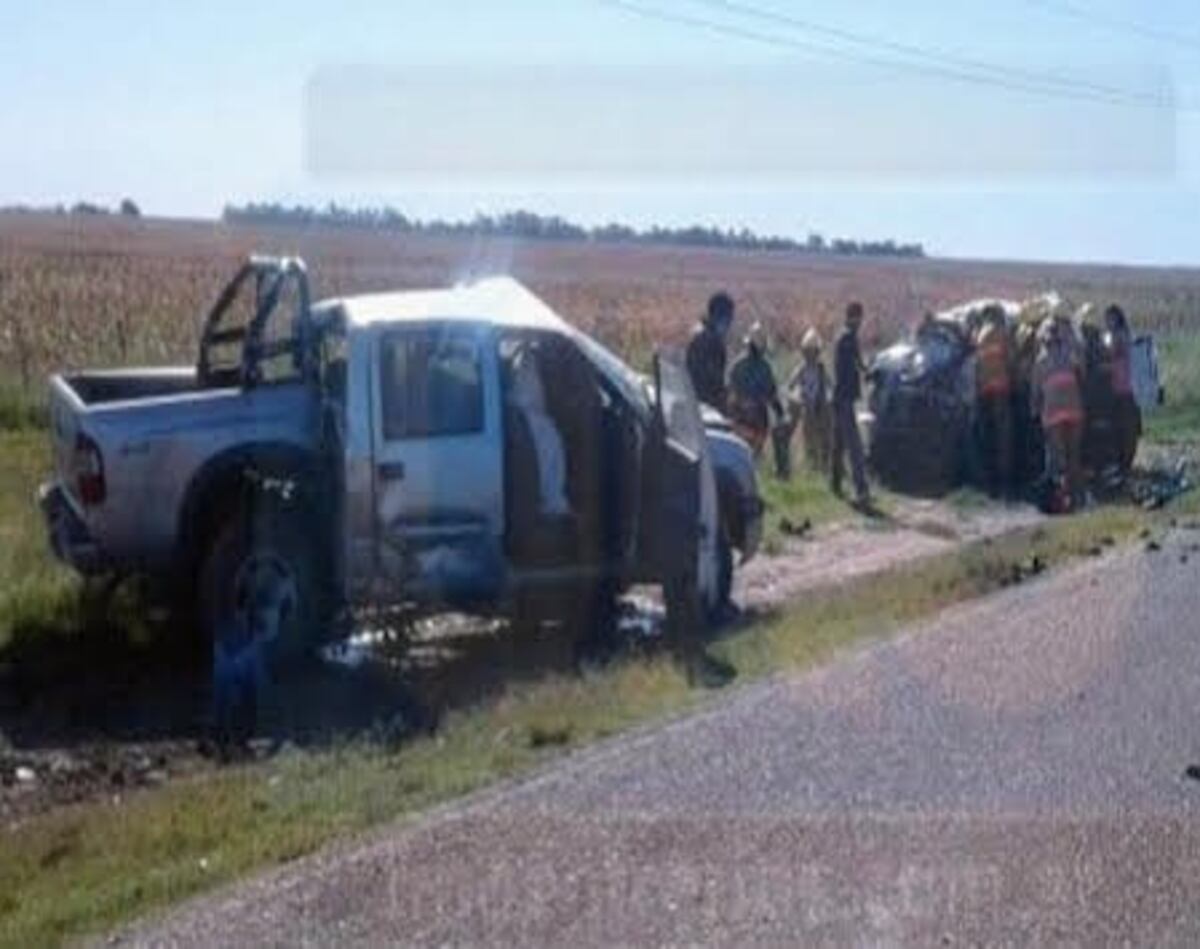 Choque Ruta 12\nCrédito: El Día Gualeguay