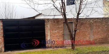 Casa donde ocurrió el asesinato el lunes por la noche\u002E