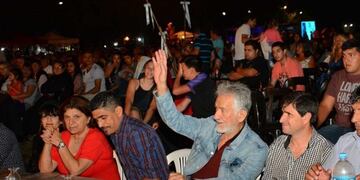 Alberto Rodríguez Saá, en la Fiesta del Cuarzo en Paso Grande, San Luis\u002E Foto: ANSL