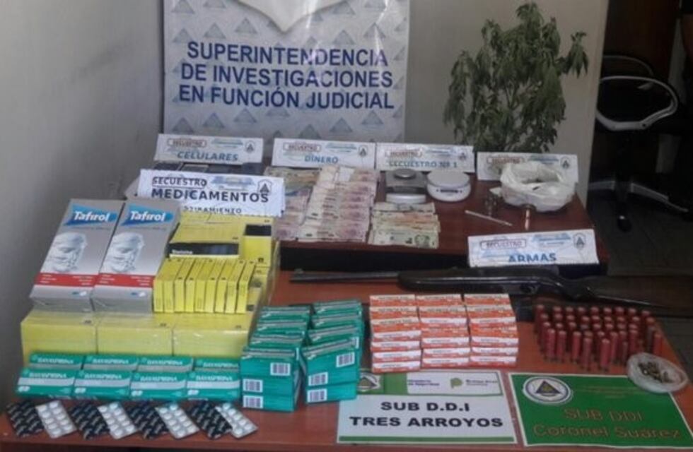 Tres Arroyos: cayó una banda narco