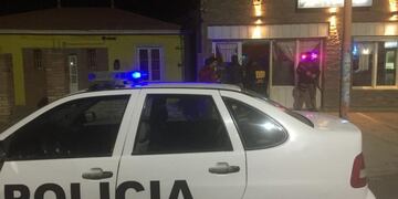 Operativo policial en Pico Truncado