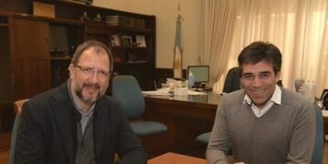 Dr\u002E Facundo López y Lic\u002E Fabián Perechodnik reunidos