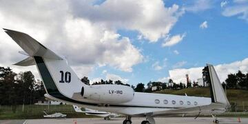 Avión privado Messi