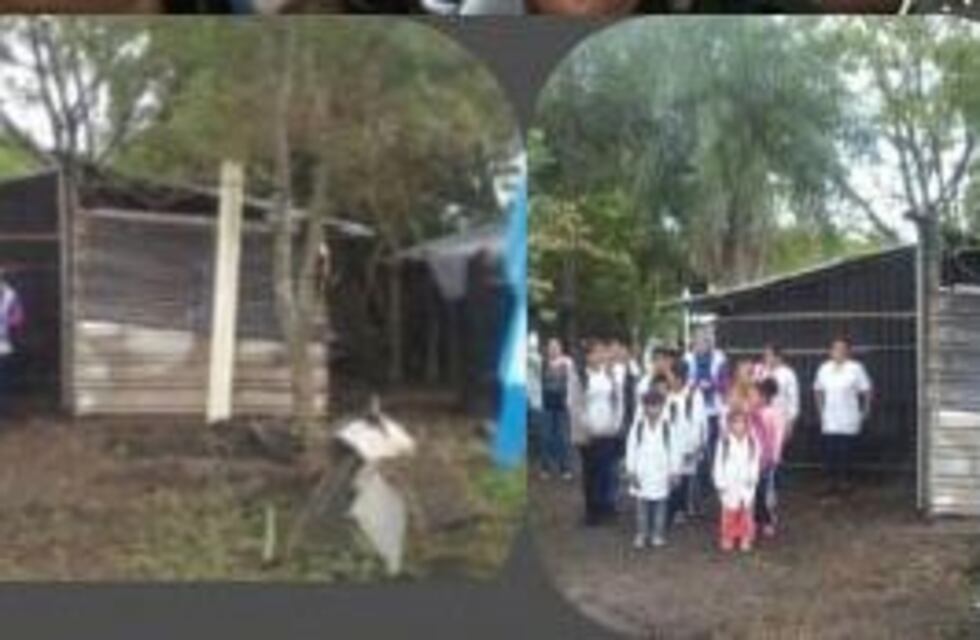 Alumnos reciben clases en el cementerio