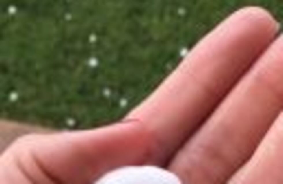 Lluvia y granizo en la provincia