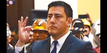 Ministro boliviano de Defensa, Javier Zabaleta