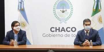 Capitanich con intendentes de Chaco