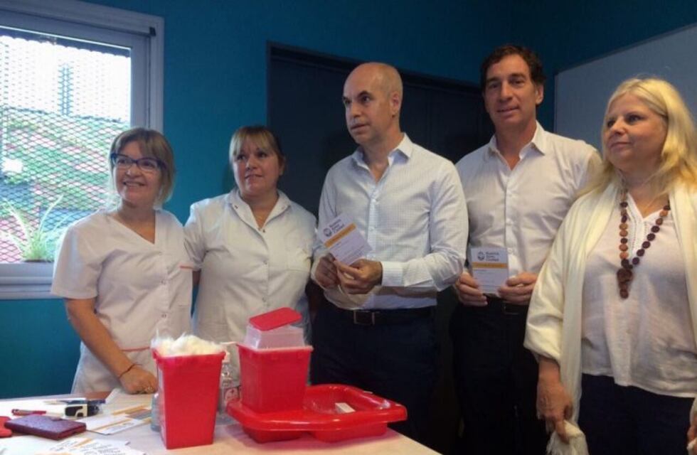 Rodríguez Larreta lanza la campaña de vacunación contra la gripe